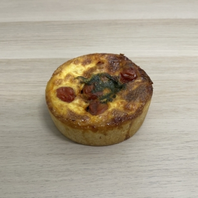Quiche tomates petso parmesan
